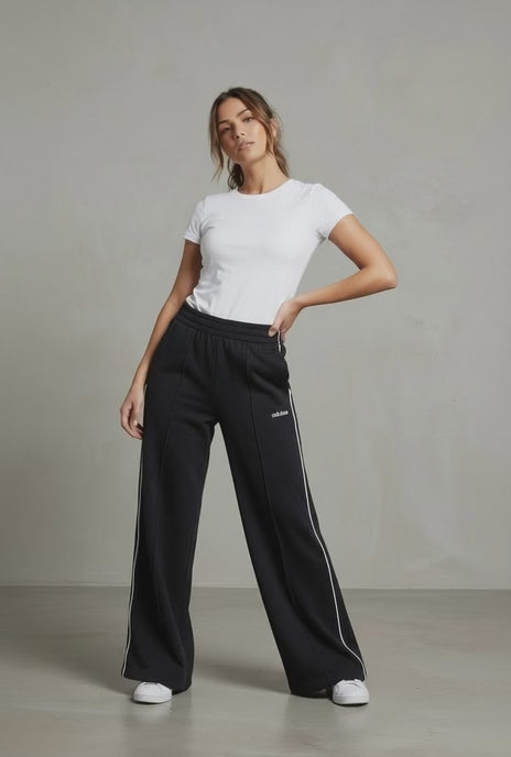 ADIDAS PANTALONE PALAZZO DONNA KC3933 elegante casa ufficio 