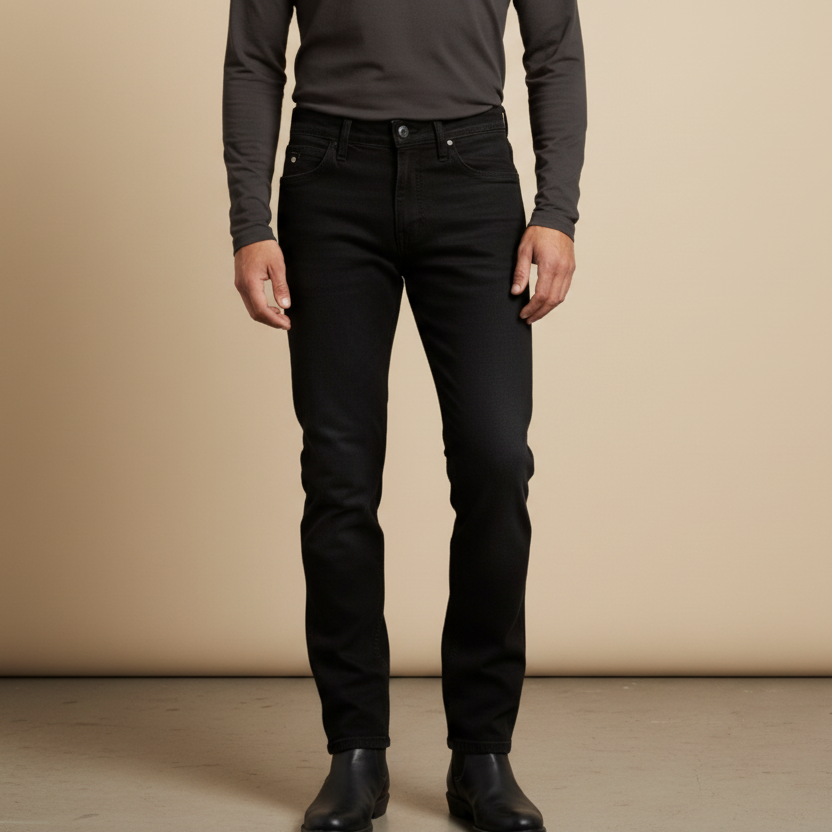 JEANS MOTO HERO HR-5201 NERO