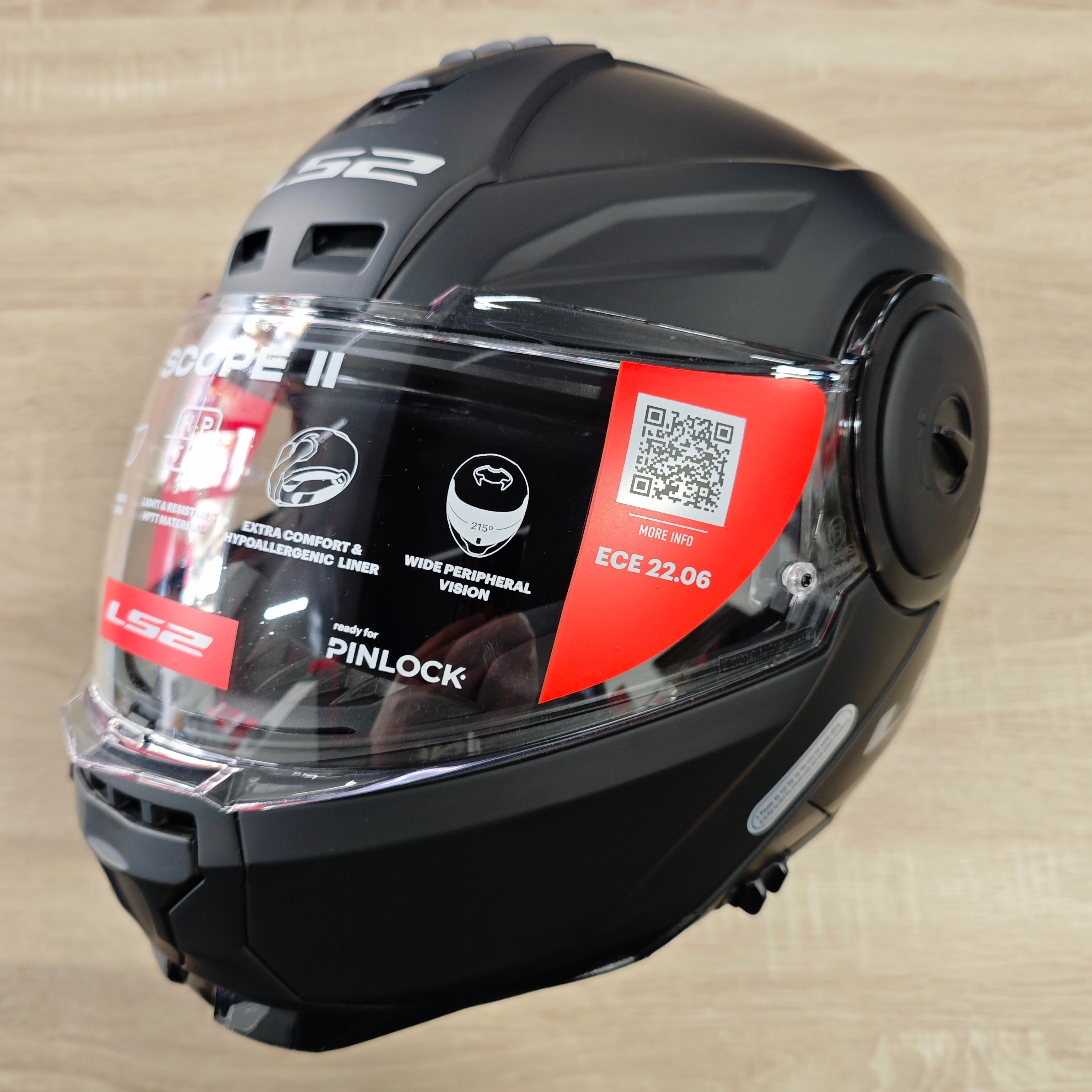 CASCO ADVENTURE MODULARE LS2 SCOPE II NERO OPACO