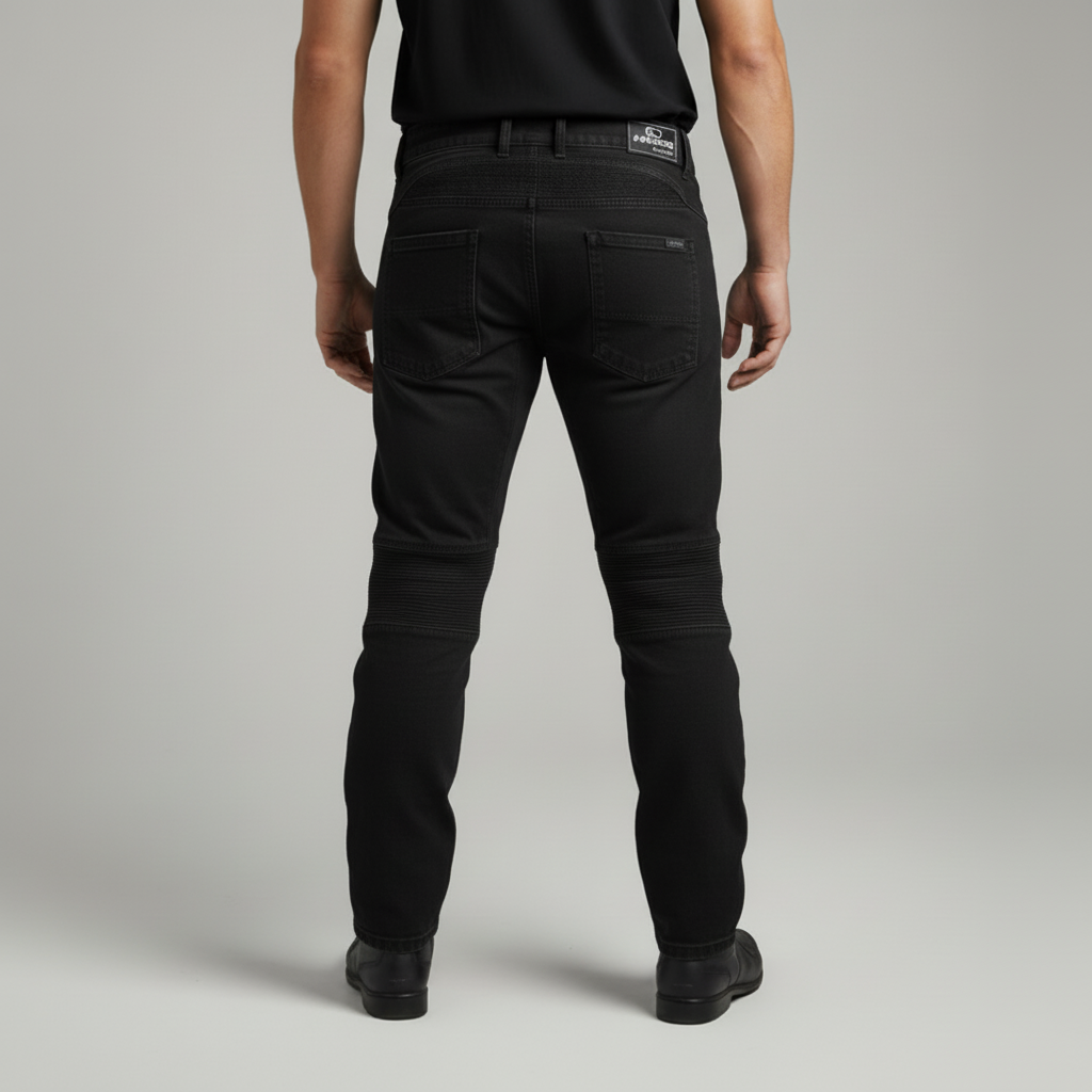 JEANS MOTO HERO HR-0211 BLACK