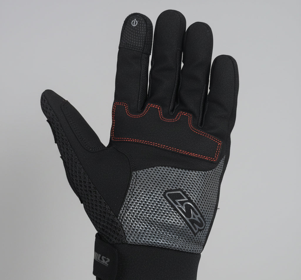 GUANTI ESTIVI PROTETTIVI MOTO LS2 RAY NERO TOUCH