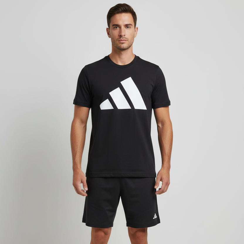 ADIDAS T-SHIRT UOMO JE8945 nera sportswear