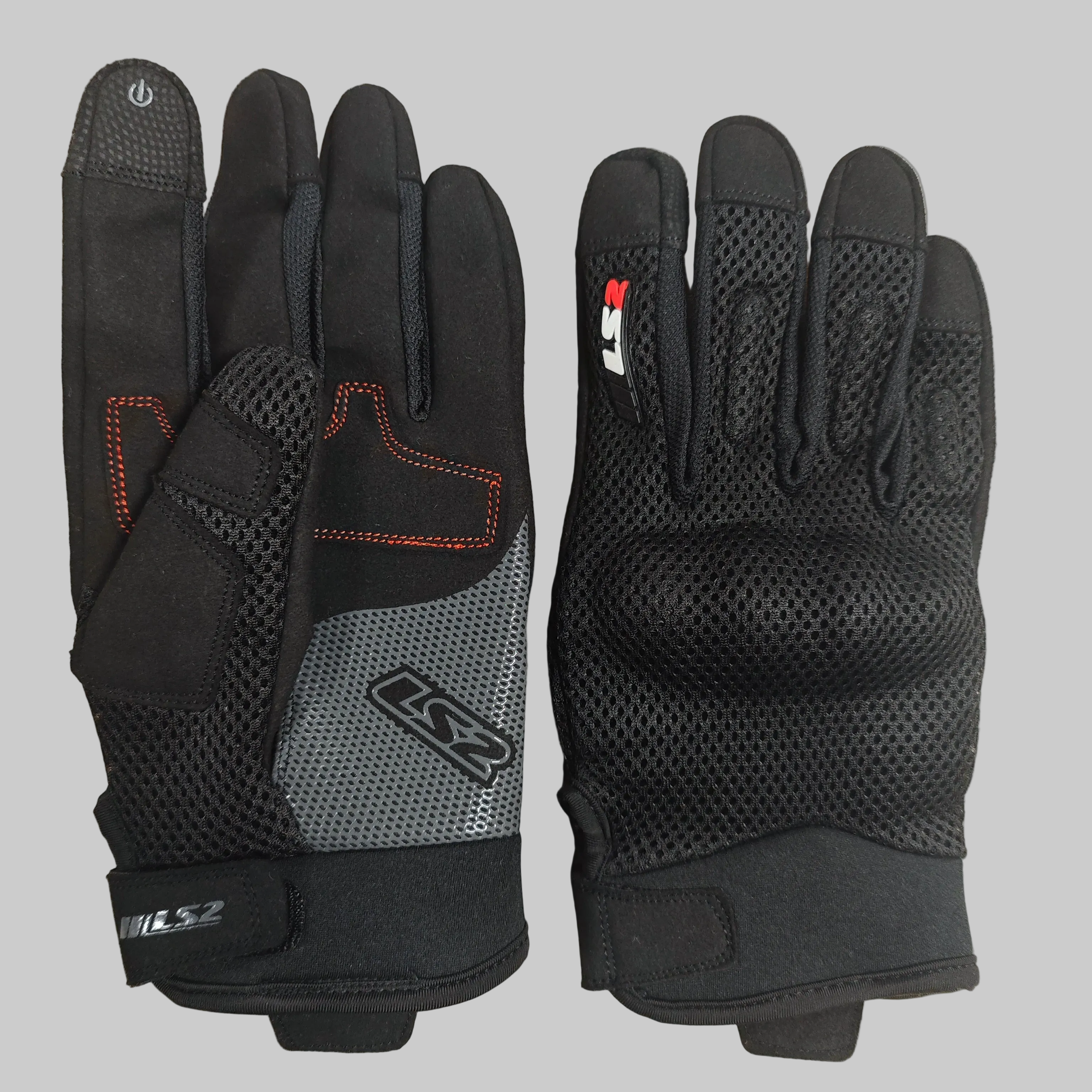 GUANTI ESTIVI PROTETTIVI MOTO LS2 RAY NERO