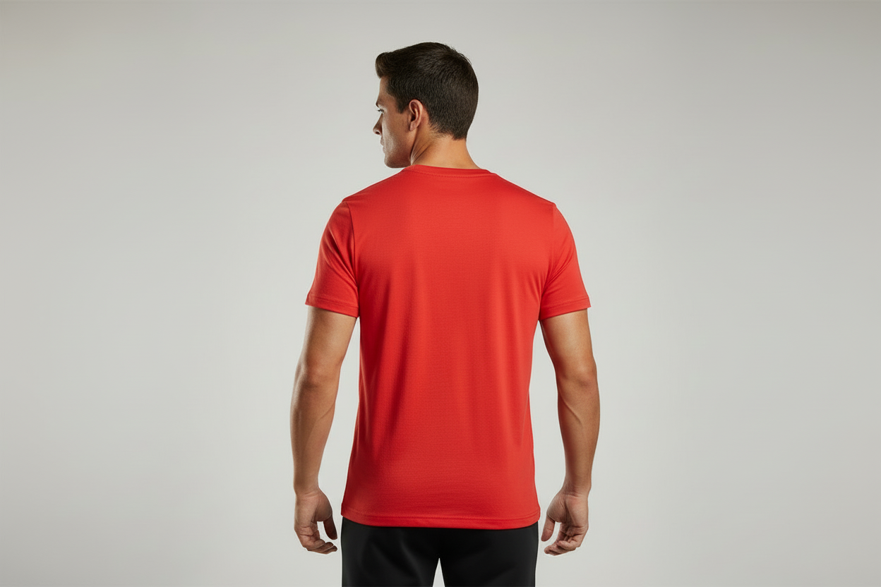 ADIDAS T-SHIRT ROSSA UOMO MAGLIETTA JE8934