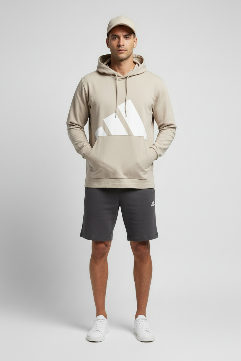 ADIDAS FELPA UOMO JE8923 ALLUMINA