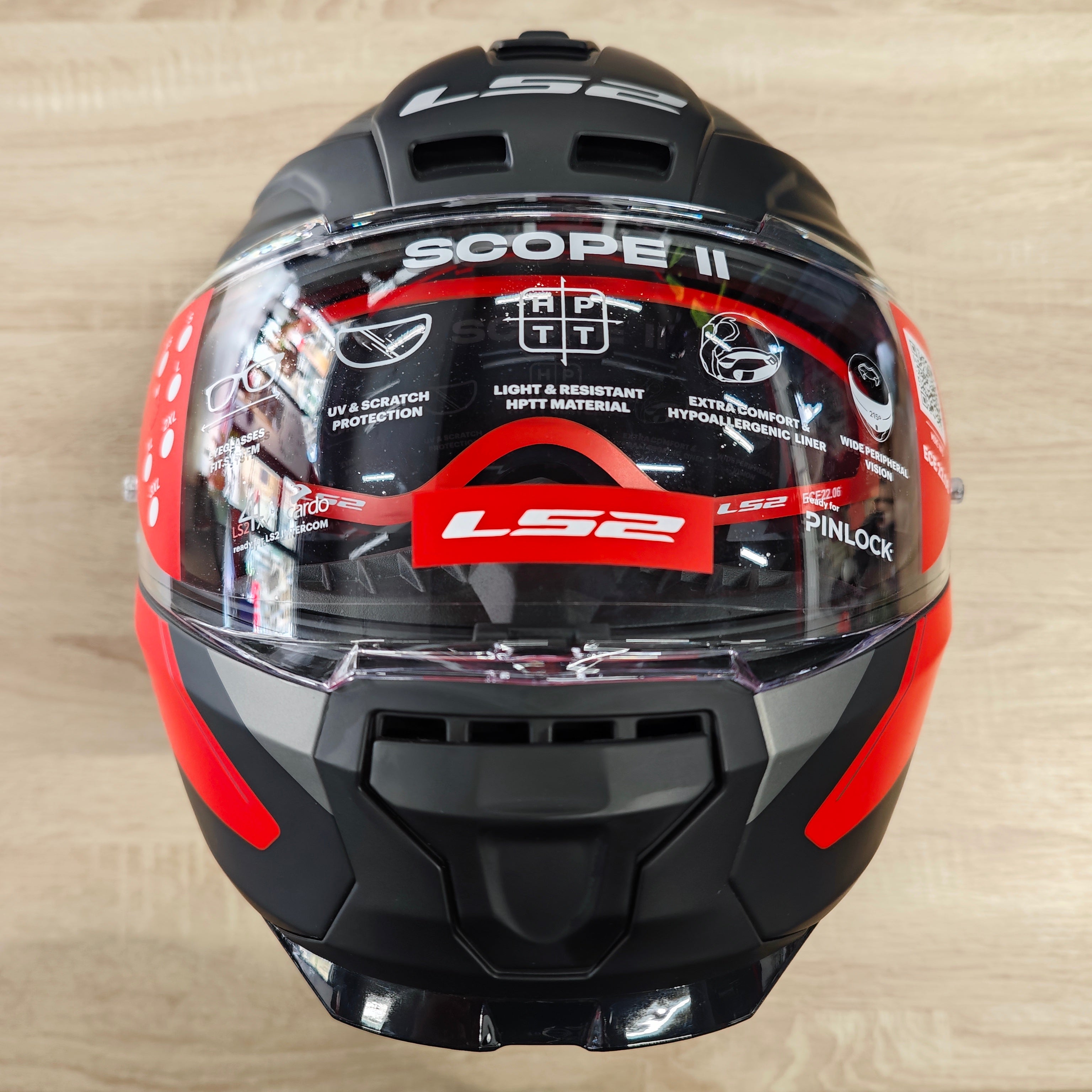 CASCO MODULARE LS2 SCOPE II VISIERA PINLOCK