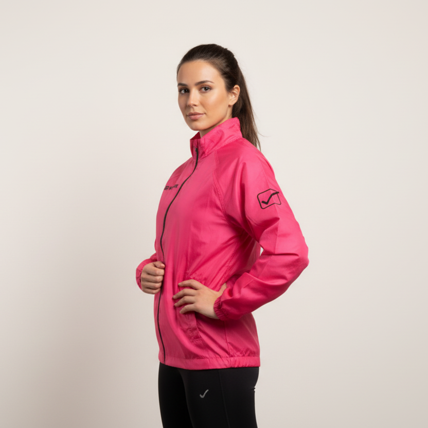 Giacca antivento e antipioggia givova fucsia 