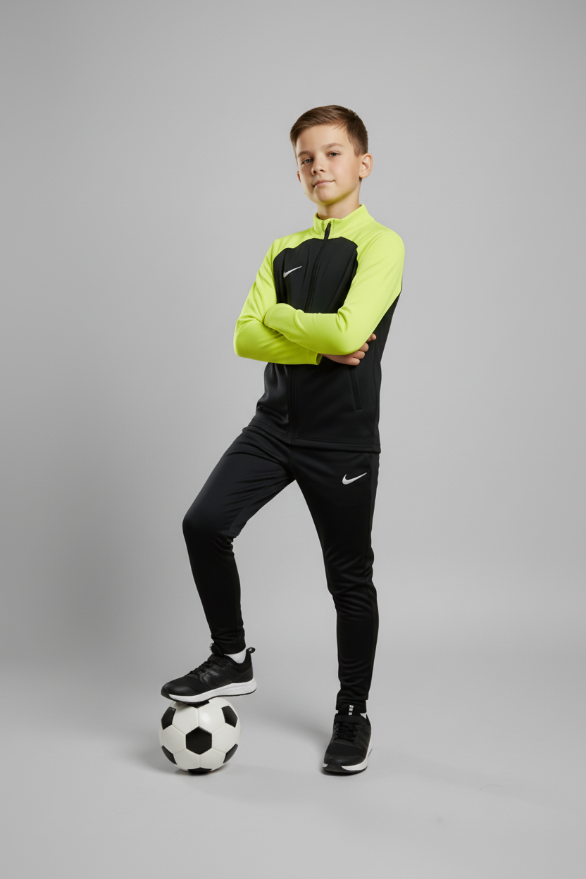 NIKE TUTA UNISEX ACADEMY PRO NERO/GIALLO DJ3363