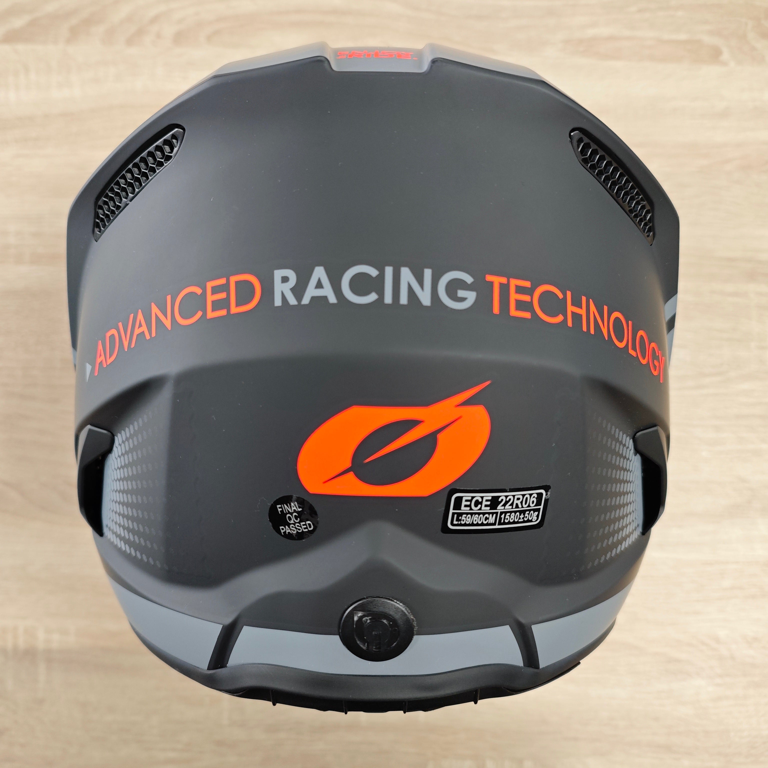 CASCO O'NEAL 3SRS SOLID V.24 NERO ROSSO