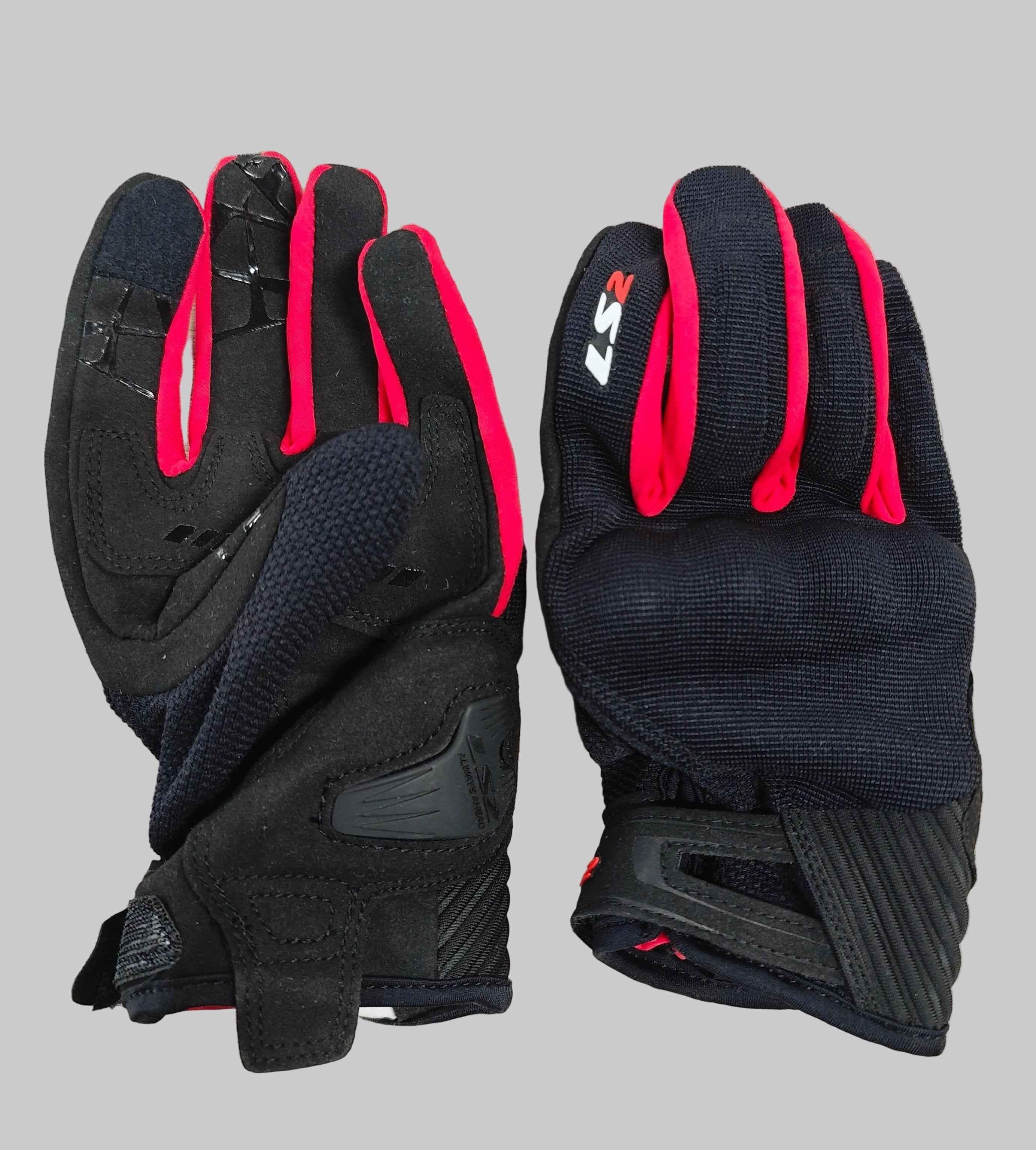 GUANTI MOTO LS2 DART 2 NERO/ROSSO
