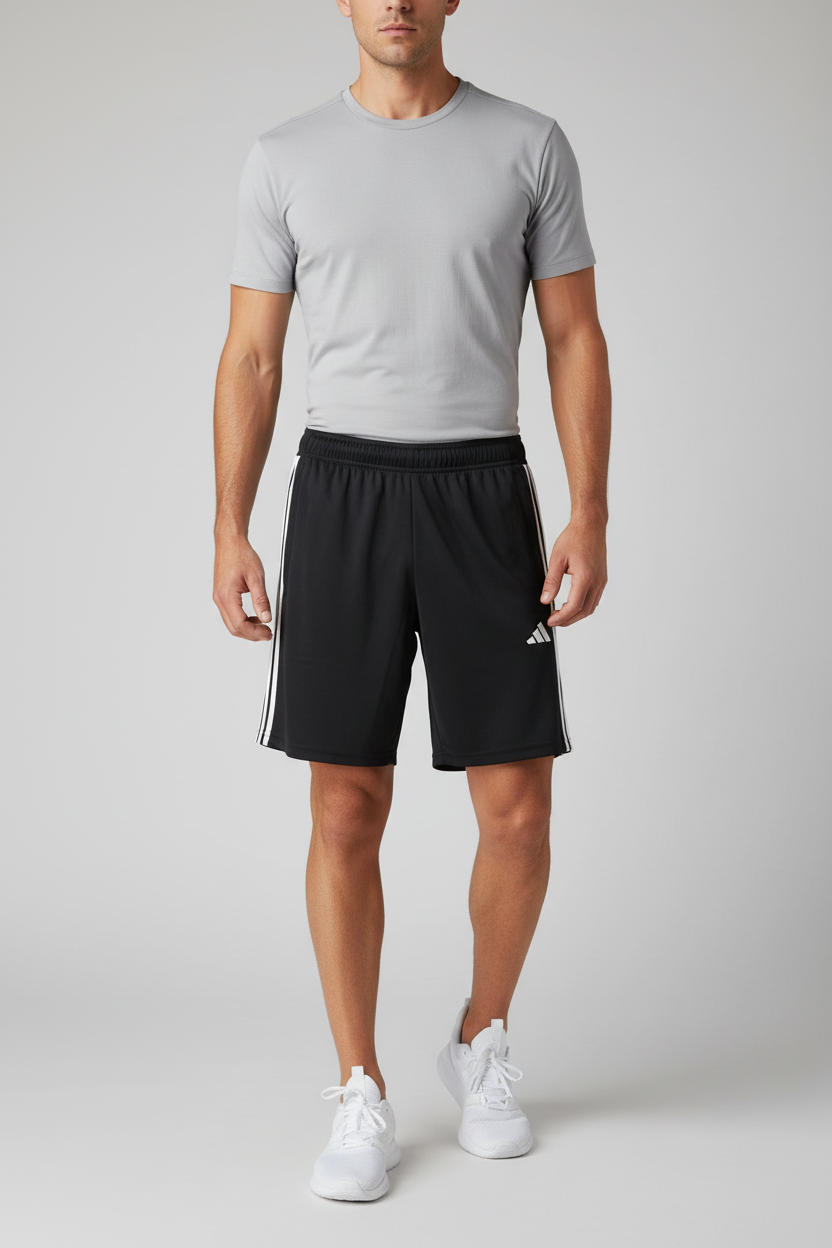 ADIDAS SHORTS UOMO IB8111 NERO BIANCO