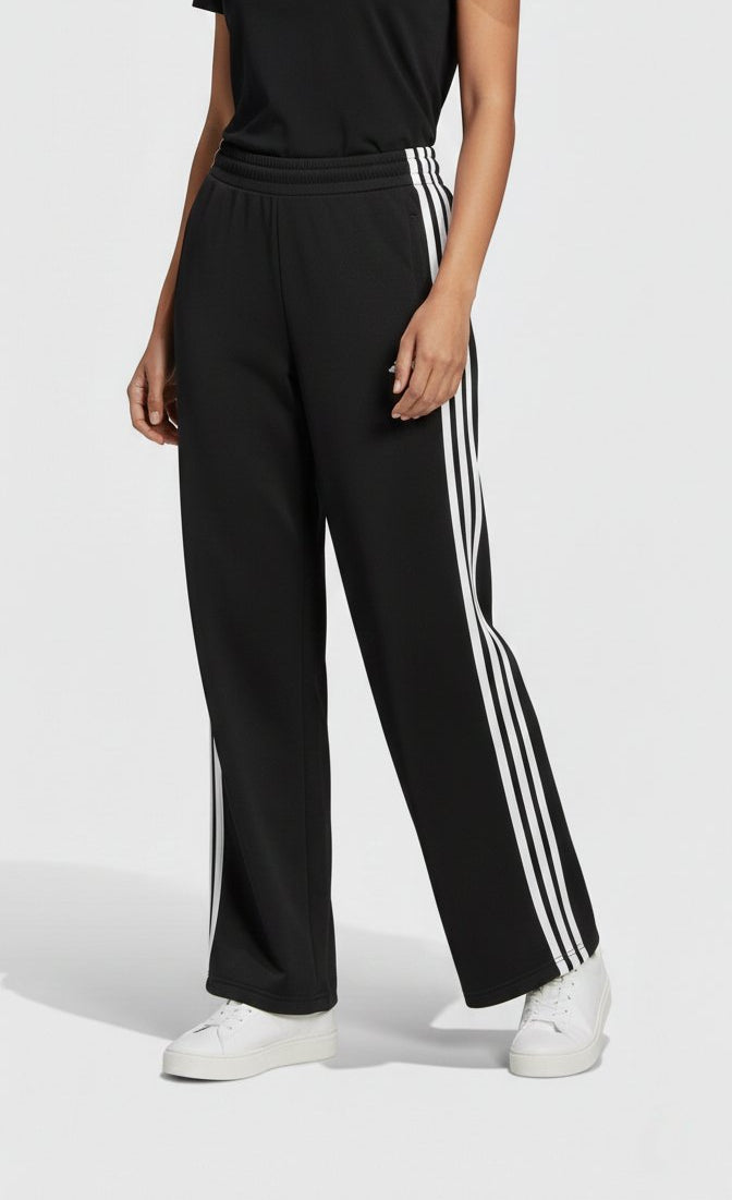 PANTALONE PALAZZO ADIDAS DONNA JW7182 NERO