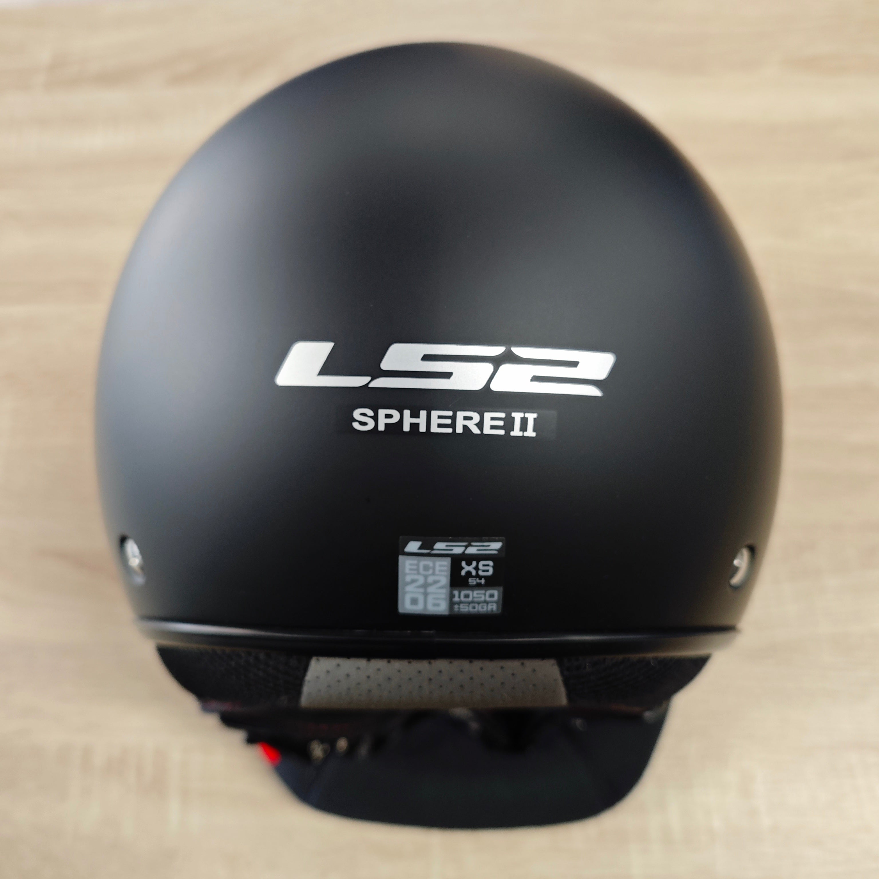 CASCO ESTIVO LS2 SPHERE II NERO OPACO