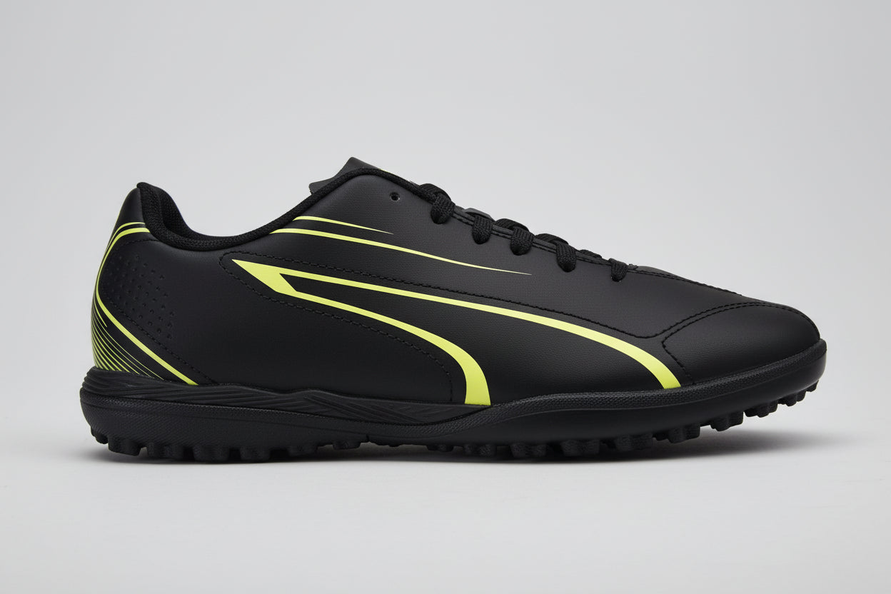 PUMA VITORIA TT NERO/fluorescente 107484- Scarpe Calcetto