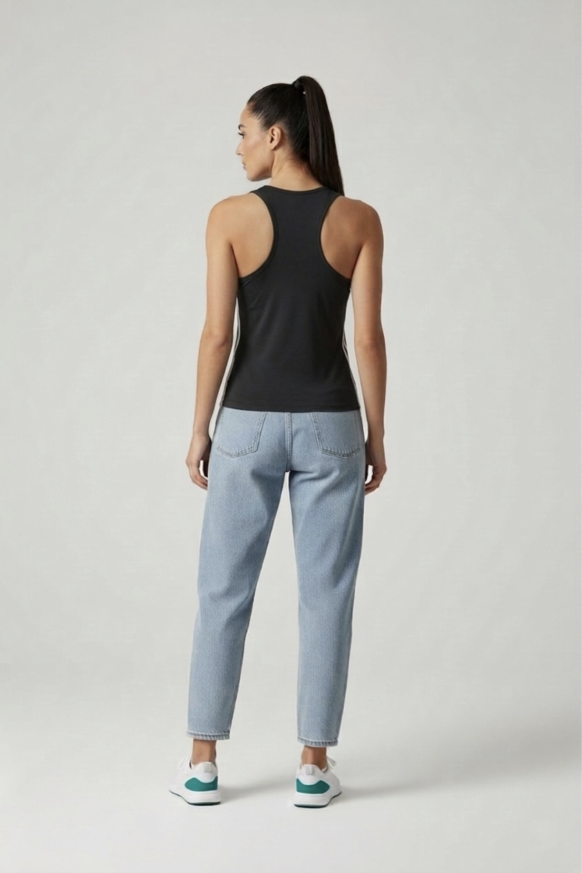 ADIDAS CANOTTA NERA E BIANCA DA DONNA JE8693