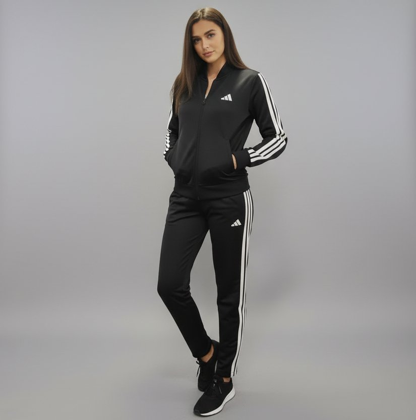 TUTA donna COMPLETA nera ADIDAS JD5434  giacca 