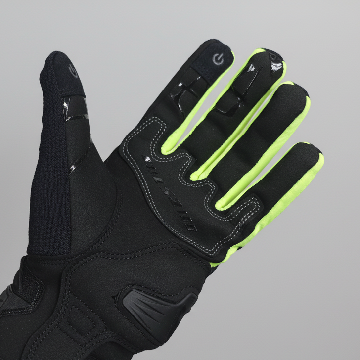 GUANTI 4 STAGIONI MOTO LS2 DART 2 NERO/FLUO TOUCH