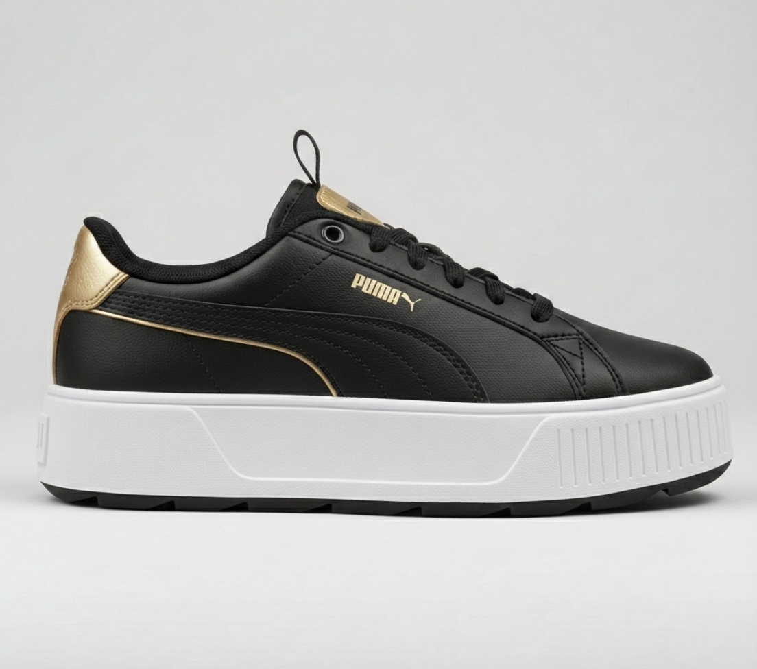 PUMA SCARPE NERA ALTA PLATFORM DONNA