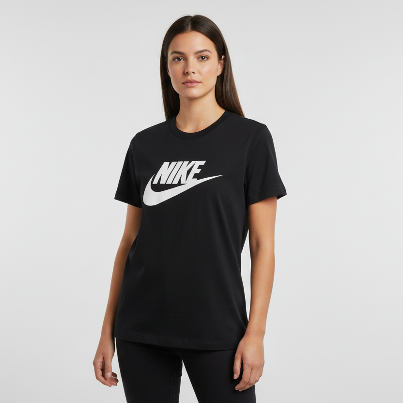 NIKE T-SHIRT DONNA DX7906 NERA FEMMINILE 