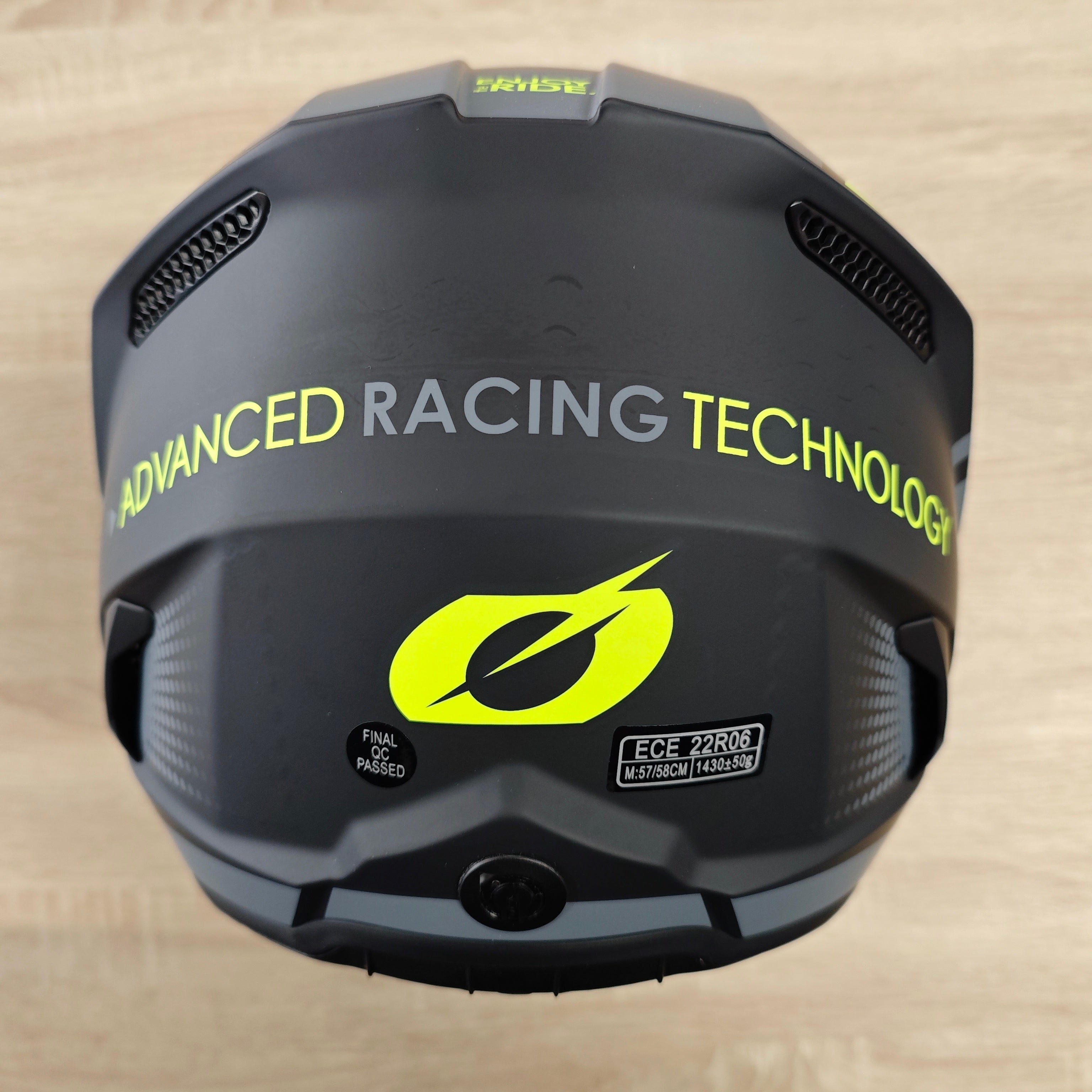 CASCO O'NEAL 3SRS SOLID V.24 NERO FLUO