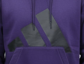 Uomo ADIDAS FELPA viola JX3292 dettaglio logo nero 