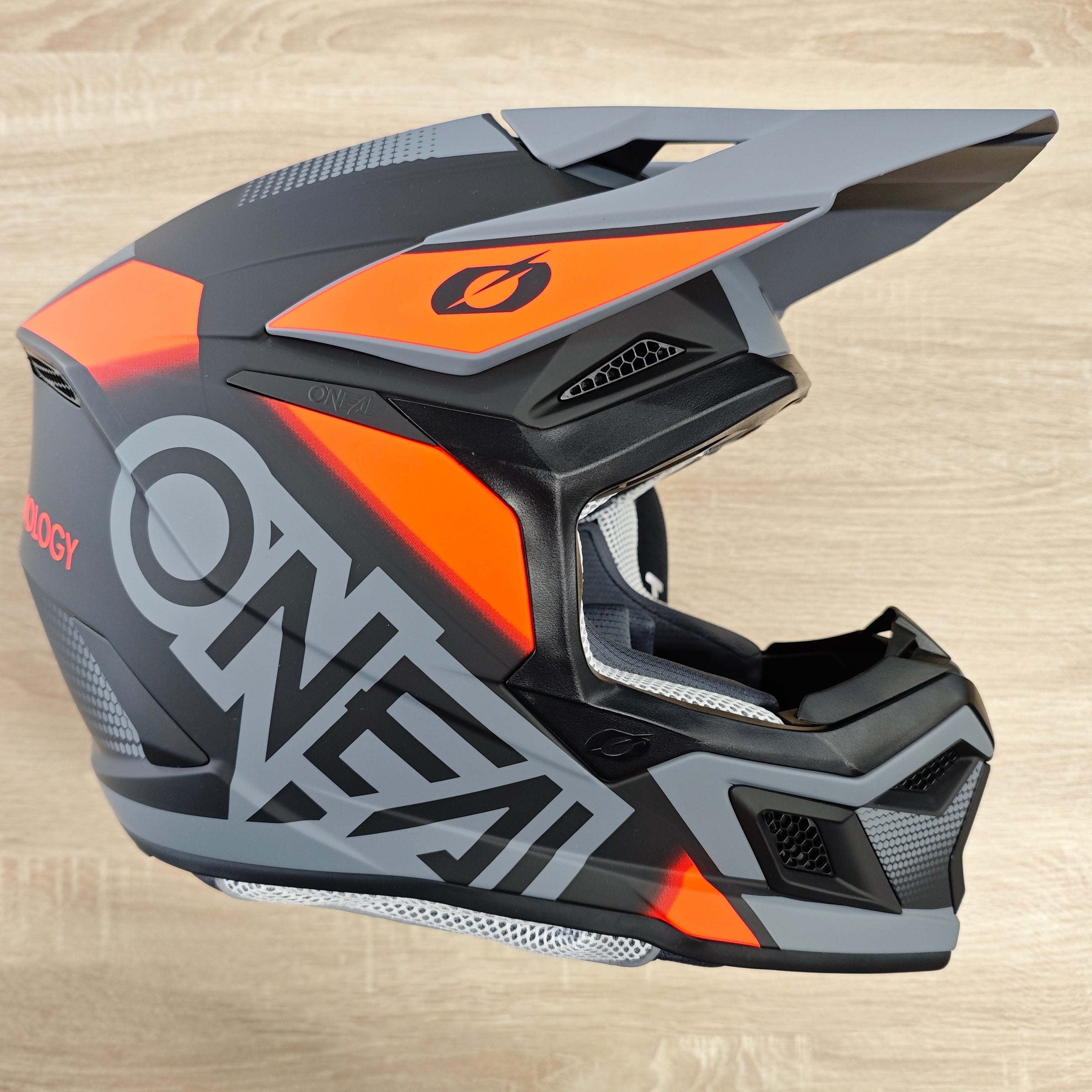 CASCO O'NEAL 3SRS SOLID V.24 ROSSO NERO