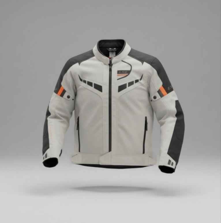 GIUBBOTTO MOTO LS2 GARDA AIR BIANCO/NERO