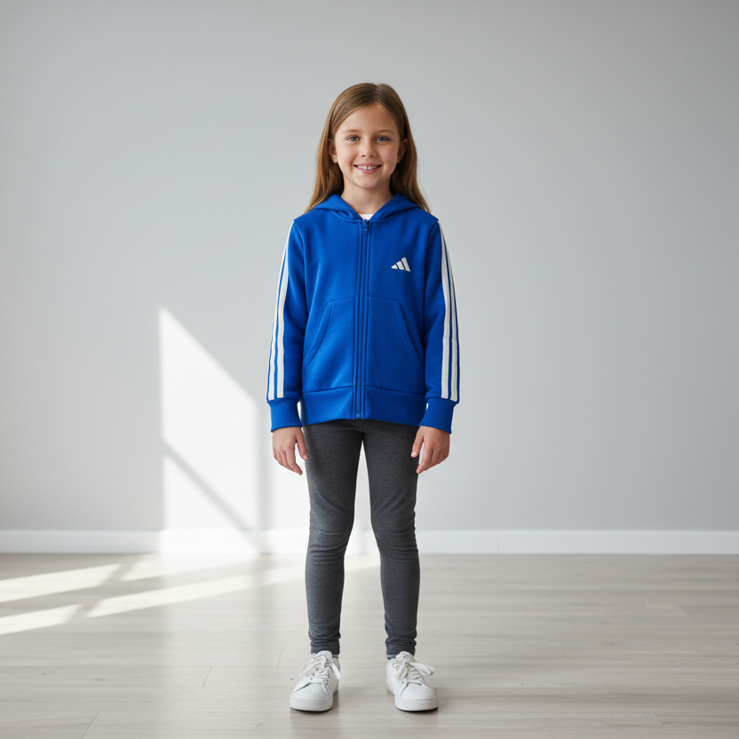 ADIDAS FELPA BLUE UNISEX JUNIOR JY4977